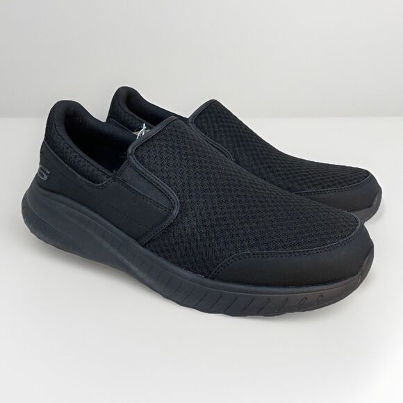Skechers Shoes Men 12 Black Work SlipOn Slip Resistant Soft Memory Foam 200273 main image 8